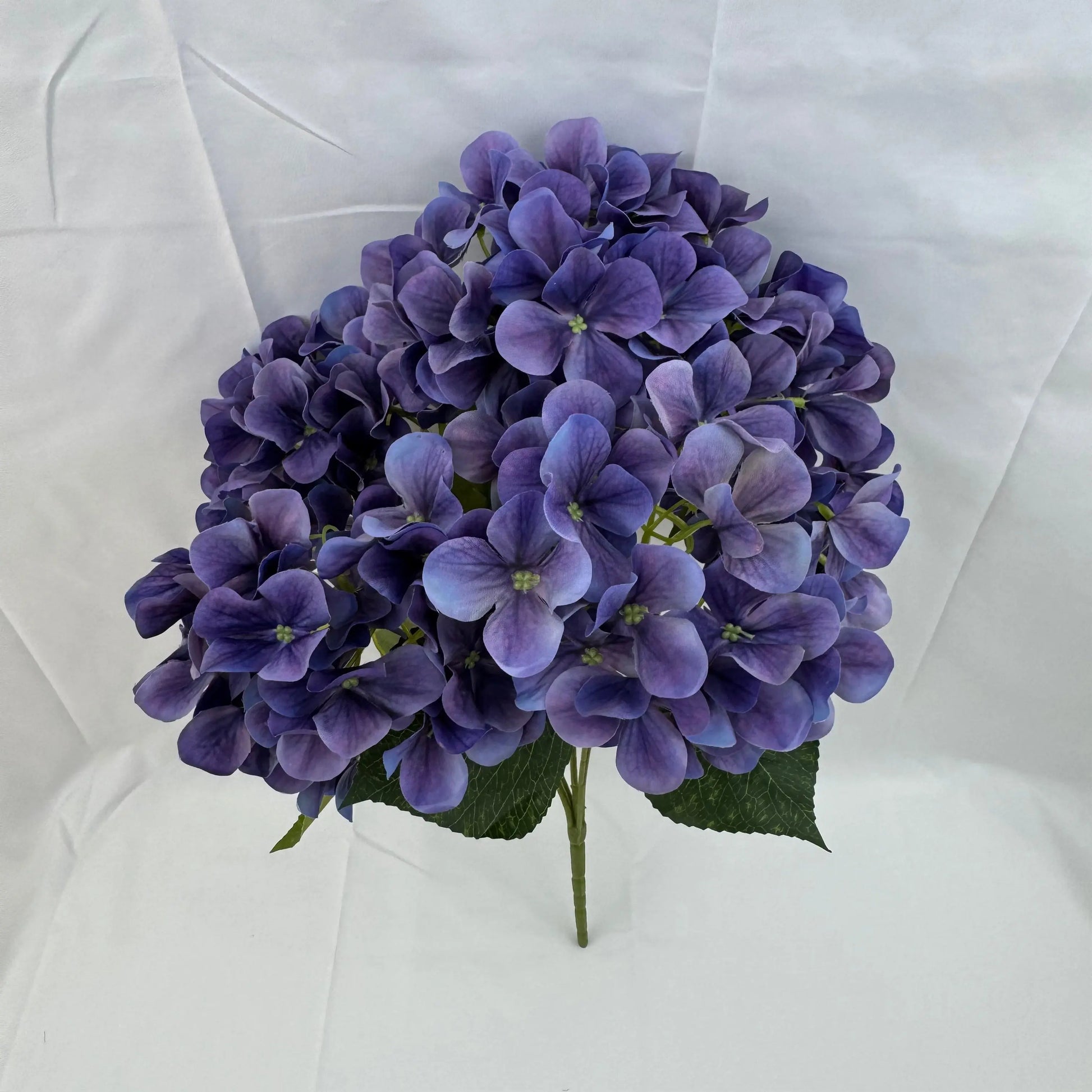 Purple Silk 3D Hydrangea Bush - 5 Heads RosesHQ.com