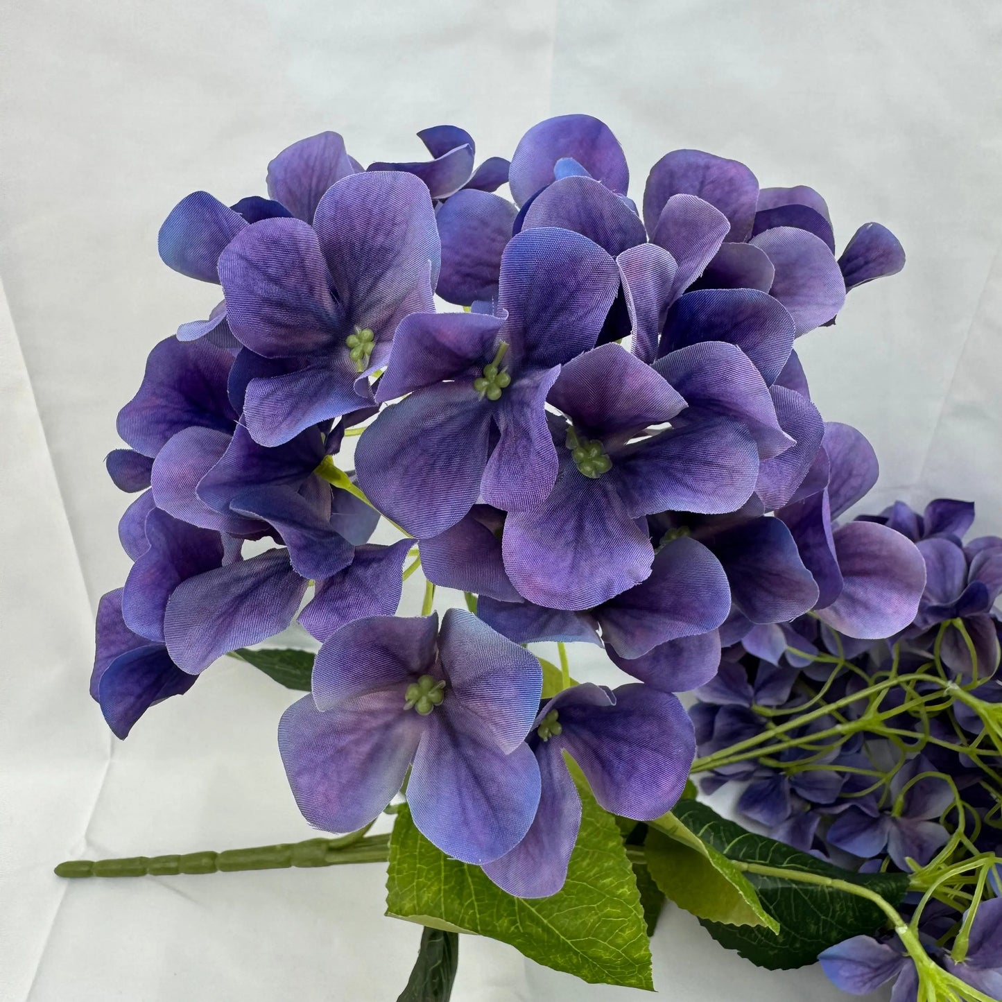 Purple Silk 3D Hydrangea Bush - 5 Heads RosesHQ.com