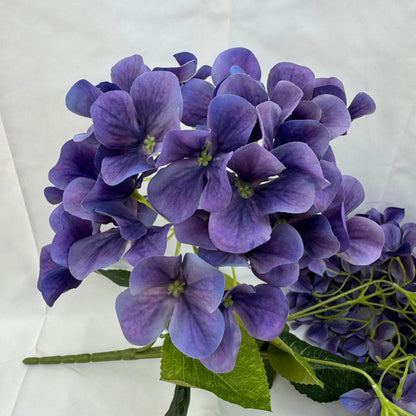 Purple Silk 3D Hydrangea Bush - 5 Heads RosesHQ.com