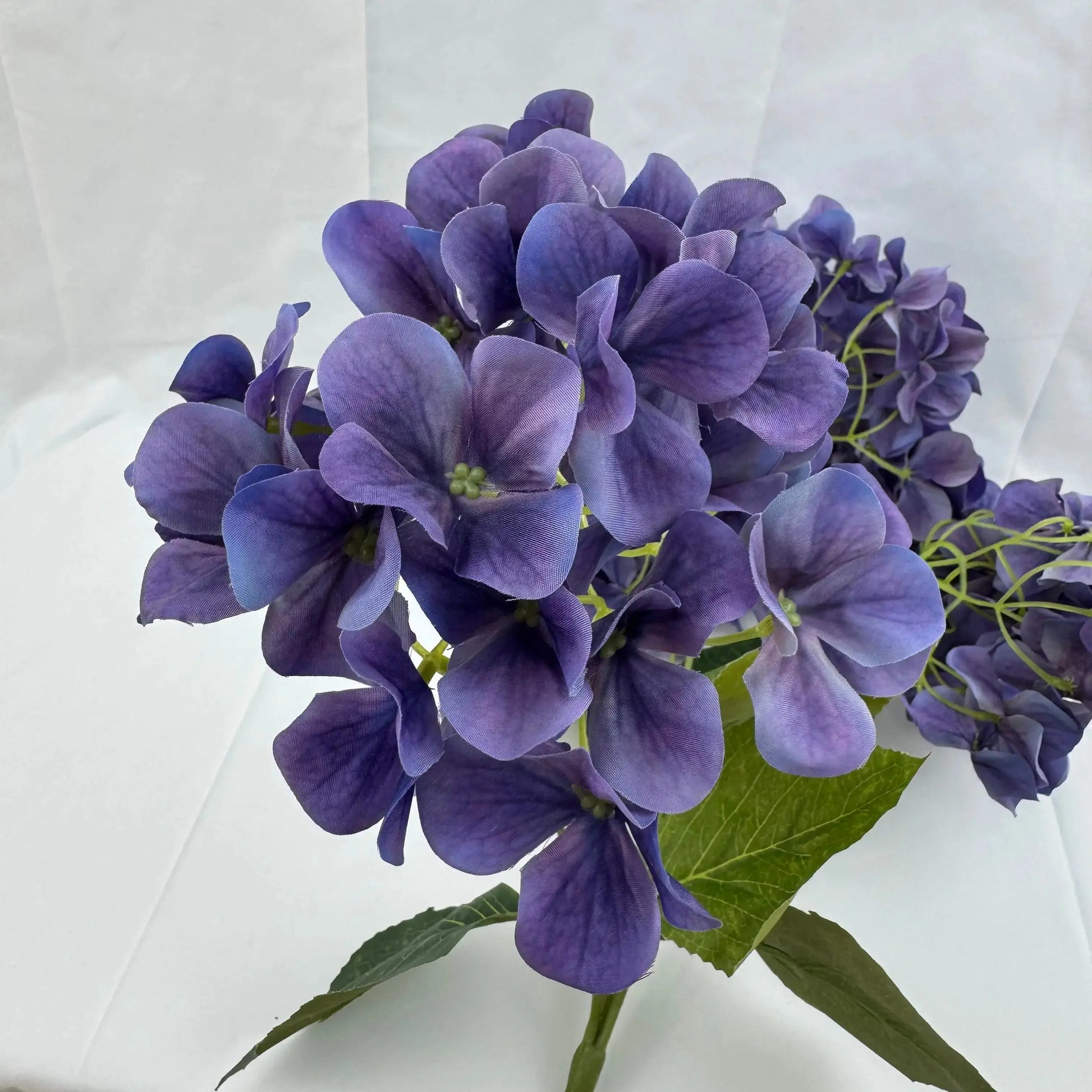 Purple Silk 3D Hydrangea Bush - 5 Heads RosesHQ.com