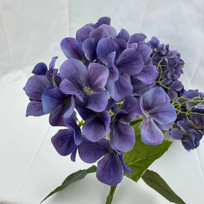 Purple Silk 3D Hydrangea Bush - 5 Heads RosesHQ.com