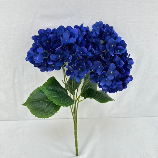 Blue Silk Pomegranate Hydrangea Bush - 5 Heads