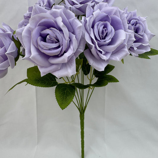 Lavender Silk Fruit Rose Bush - 9 Heads