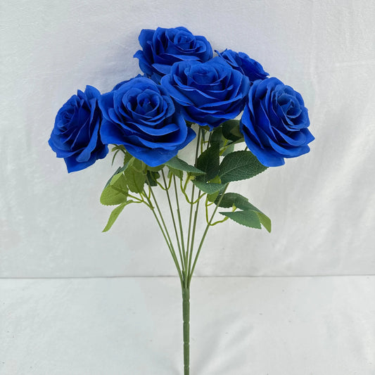 Blue Silk Happiness Rose Bush - 7 Heads RosesHQ.com