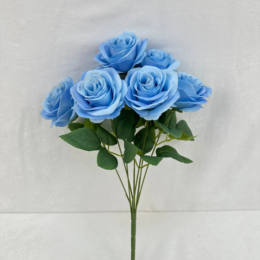Blue Silk Happiness Rose Bush - 7 Heads RosesHQ.com