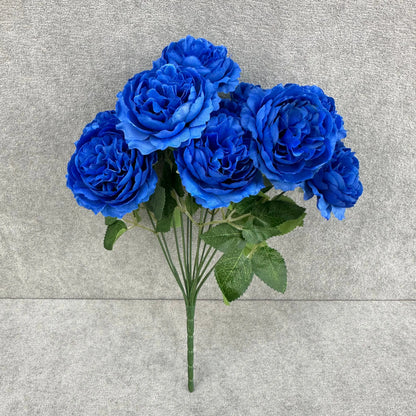 Blue Silk Lucky Ranunculus Bush - 12 Heads RosesHQ.com