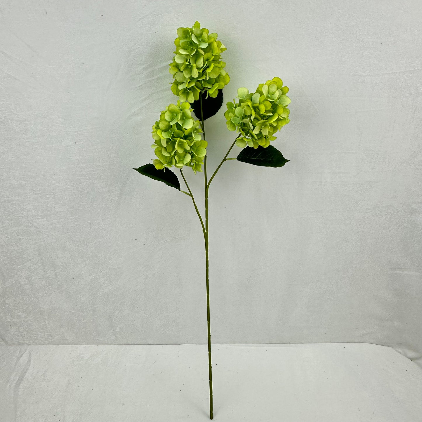 Green Silk Pagoda Hydrangea Spray - 3 Heads