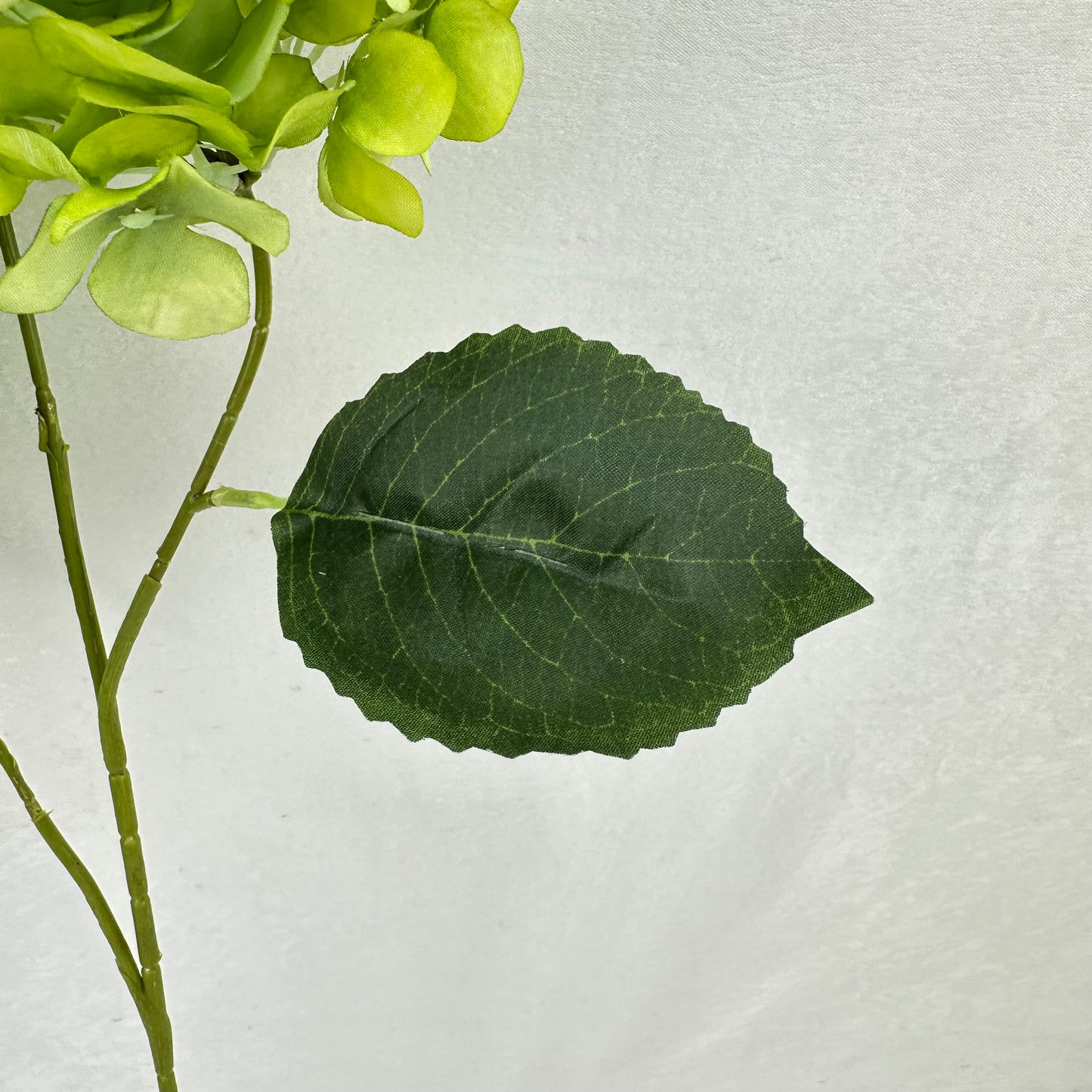 Green Silk Pagoda Hydrangea Spray - 3 Heads