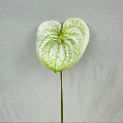 White Real Touch Anthurium Stem