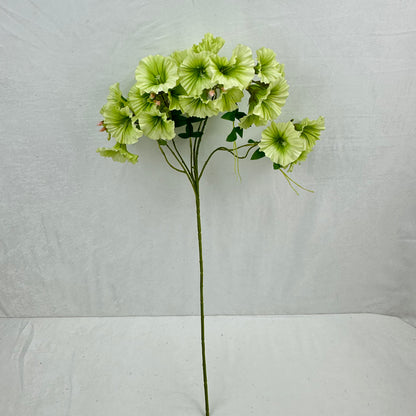 Green Silk Morning Glory Spray
