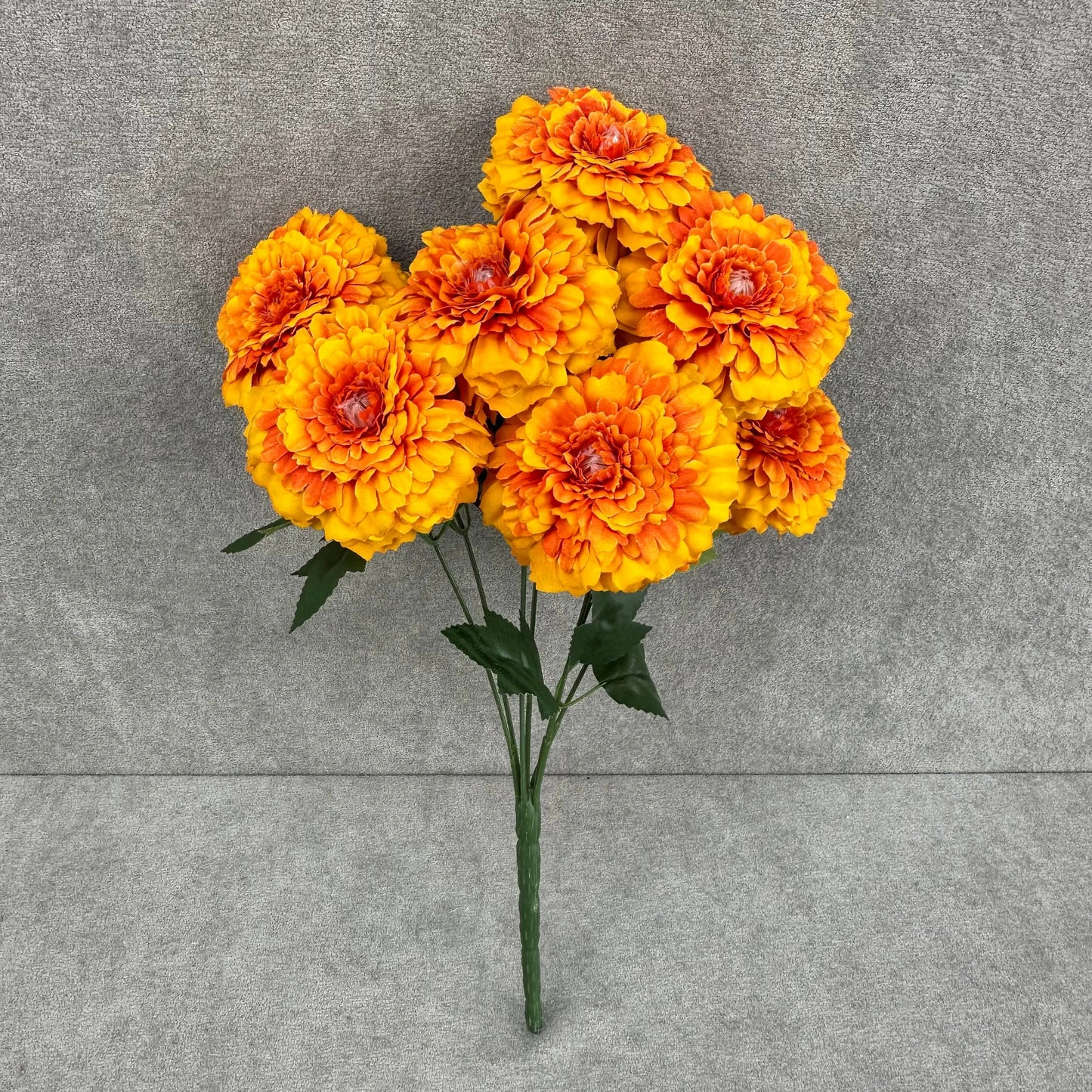 Orange Silk Marigold Bunch - 6 Heads RosesHQ.com