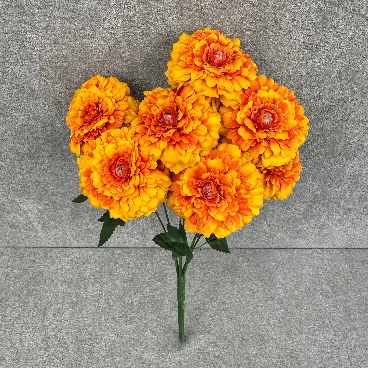 Orange Silk Marigold Bunch - 6 Heads RosesHQ.com