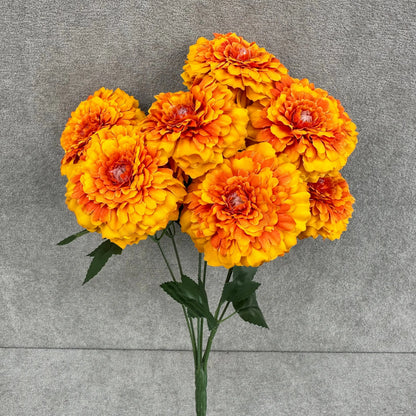 Orange Silk Marigold Bunch - 6 Heads RosesHQ.com