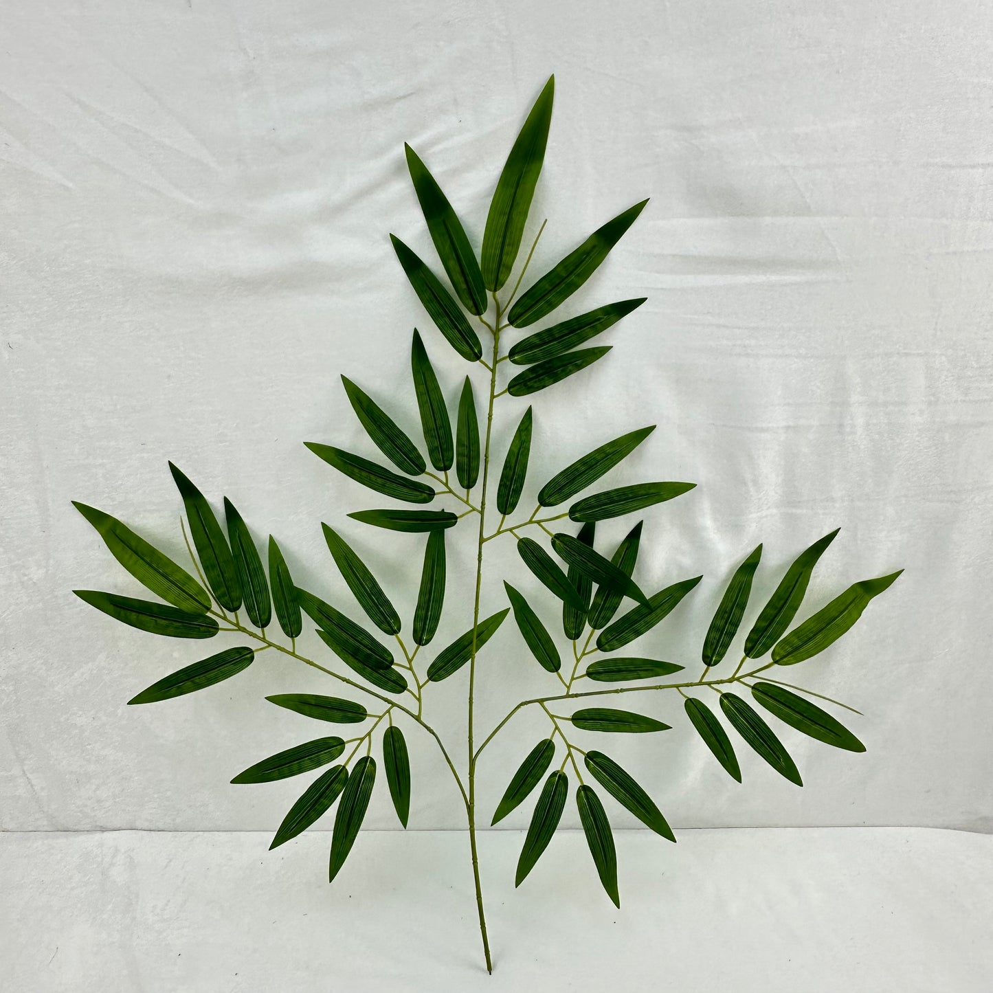 Green Silk Rubber Bamboo Leaf 12 Pack