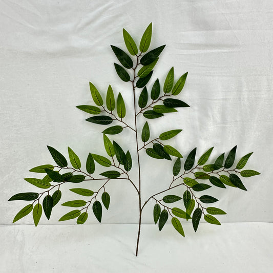 Green Silk Italian Ruscus Leaf 12 Pack