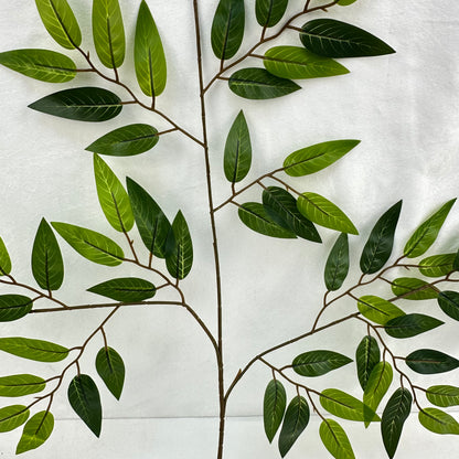 Green Silk Italian Ruscus Leaf 12 Pack