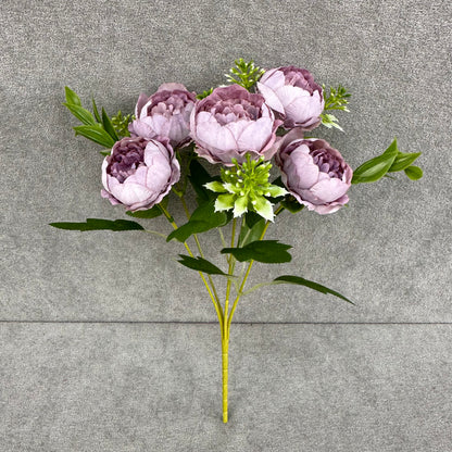 Lavender Silk Round Peony Bush - 5 Heads