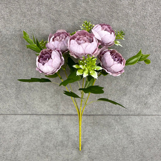 Lavender Silk Round Peony Bush - 5 Heads