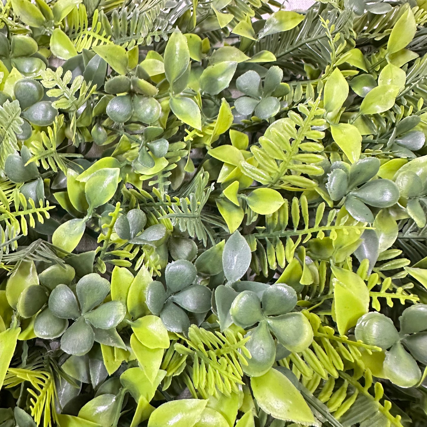 Mixed Green Artificial Grass Wall Panel 3-Style 40x60cm