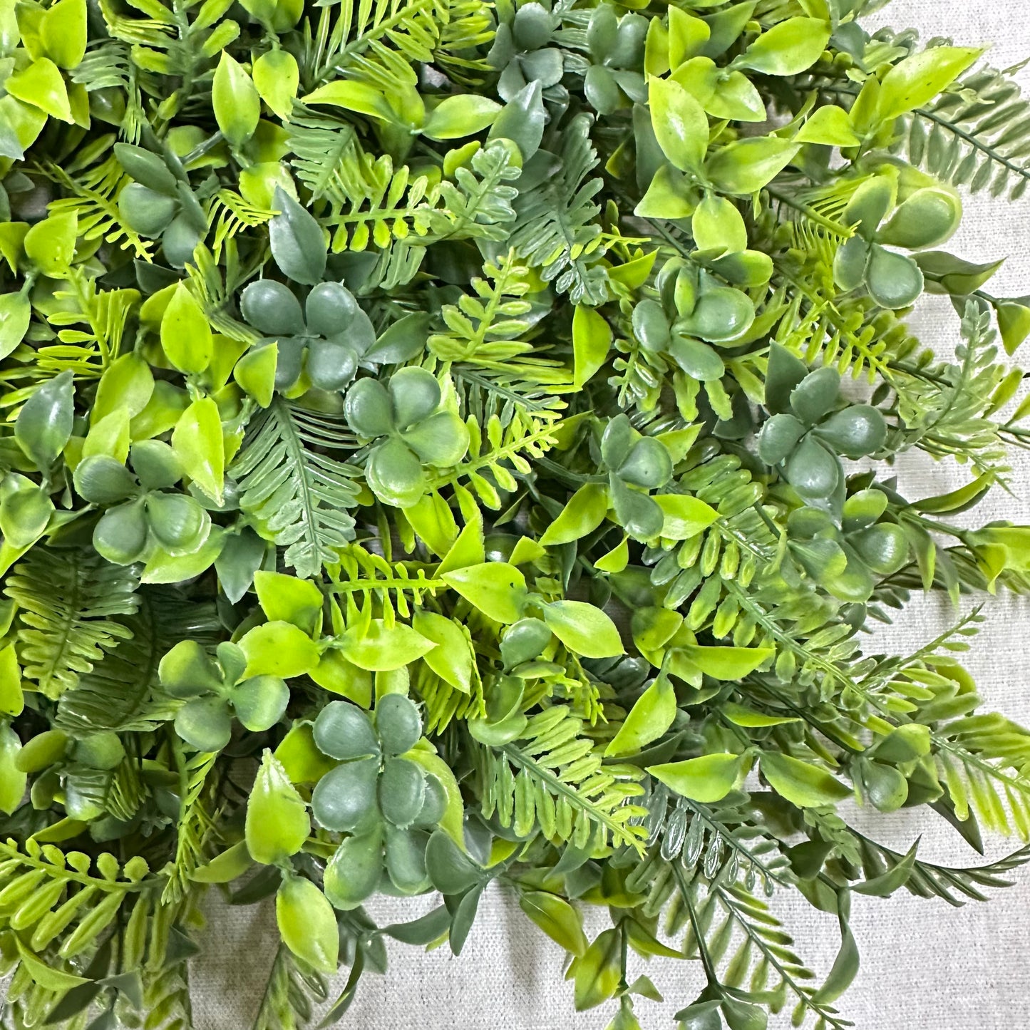 Mixed Green Artificial Grass Wall Panel 3-Style 40x60cm