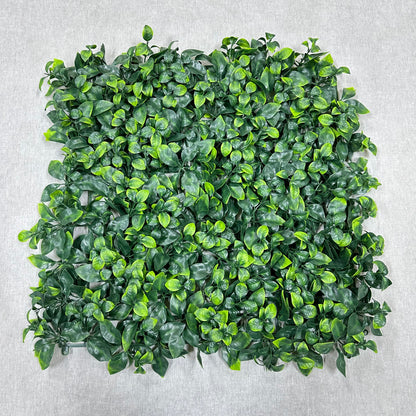 Artificial Apple Leaf Wall Panel Green 50x50cm
