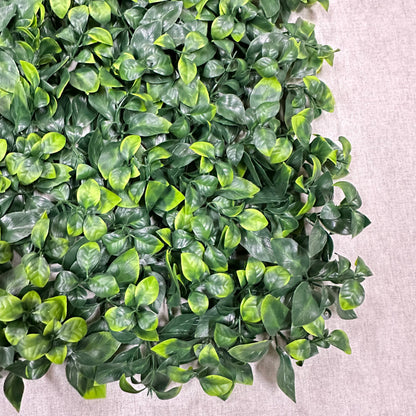 Artificial Apple Leaf Wall Panel Green 50x50cm