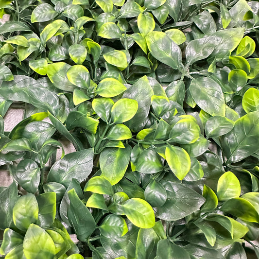 Artificial Apple Leaf Wall Panel Green 50x50cm