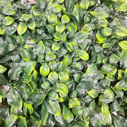 Artificial Apple Leaf Wall Panel Green 50x50cm