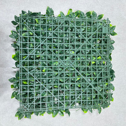 Artificial Apple Leaf Wall Panel Green 50x50cm