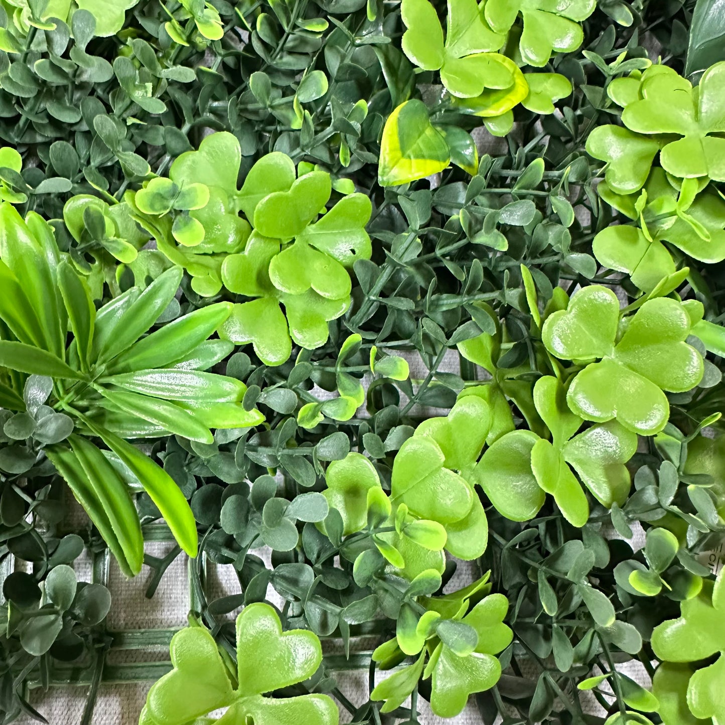 Artificial Lotus Leaf Green Wall Panel 50x50cm