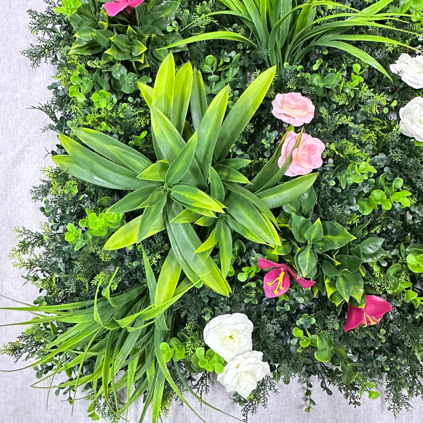 Artificial Plant Wall Green Panel No.2 100x100cm