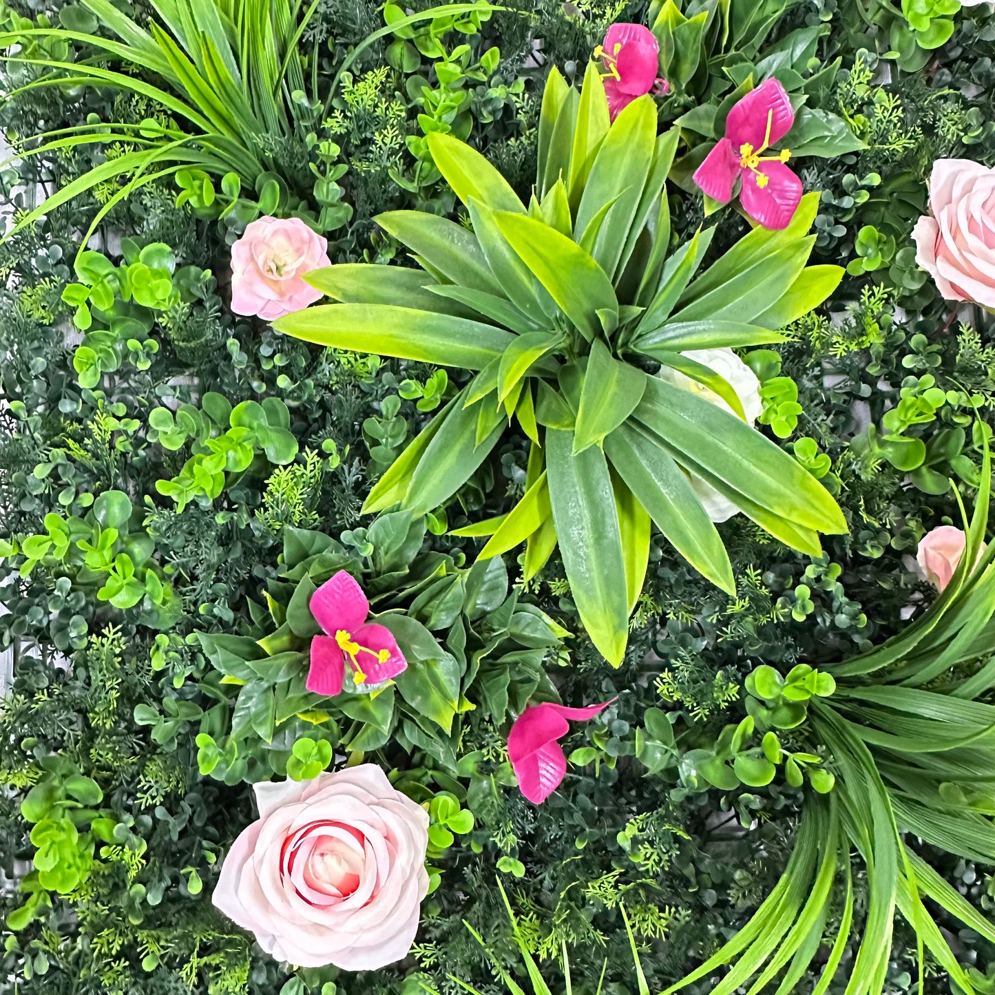 Artificial Plant Wall Green Panel No.2 100x100cm