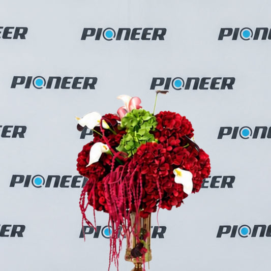 Prime Burgundy Hydrangea Floral Centerpiece