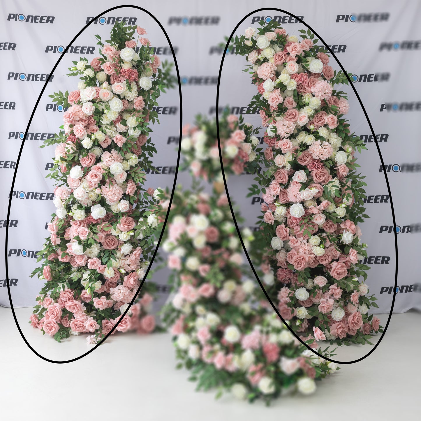 Blush Rose Ceremony Floral Arch