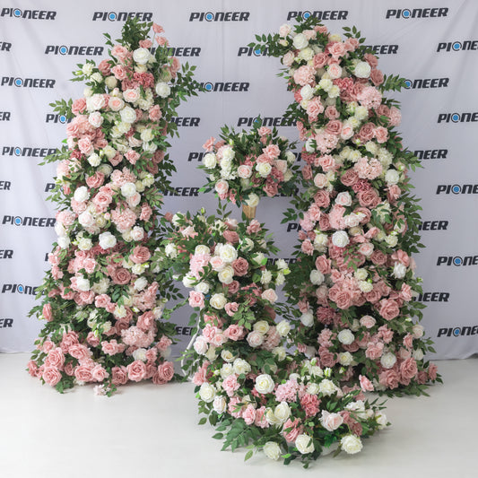 Blush Rose Ceremony Floral Arch