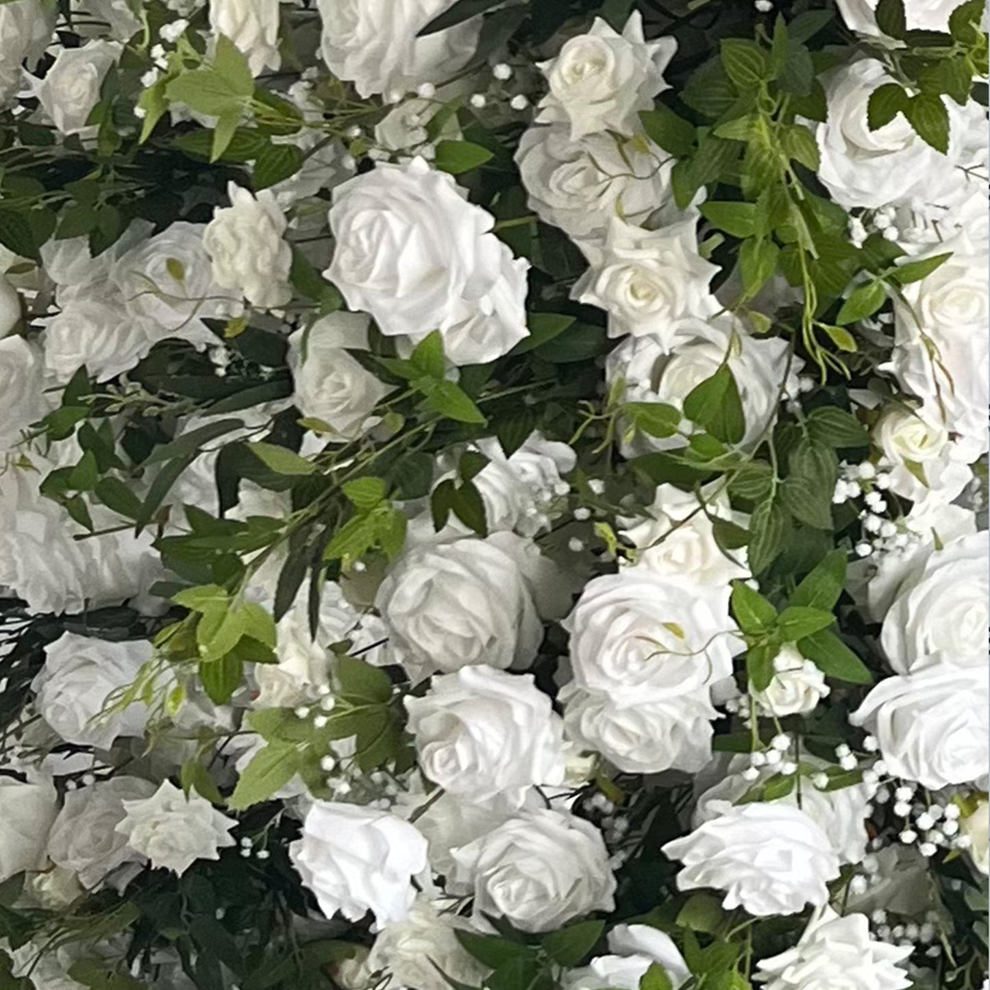 Premium White Rose Floral Display Centerpiece