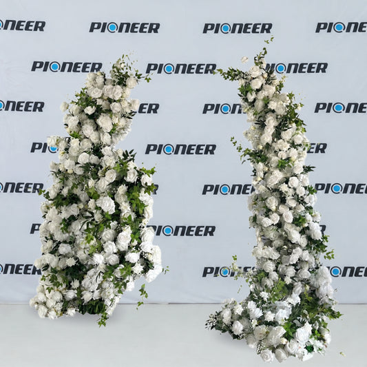 White Rose Ceremony Floral Arch