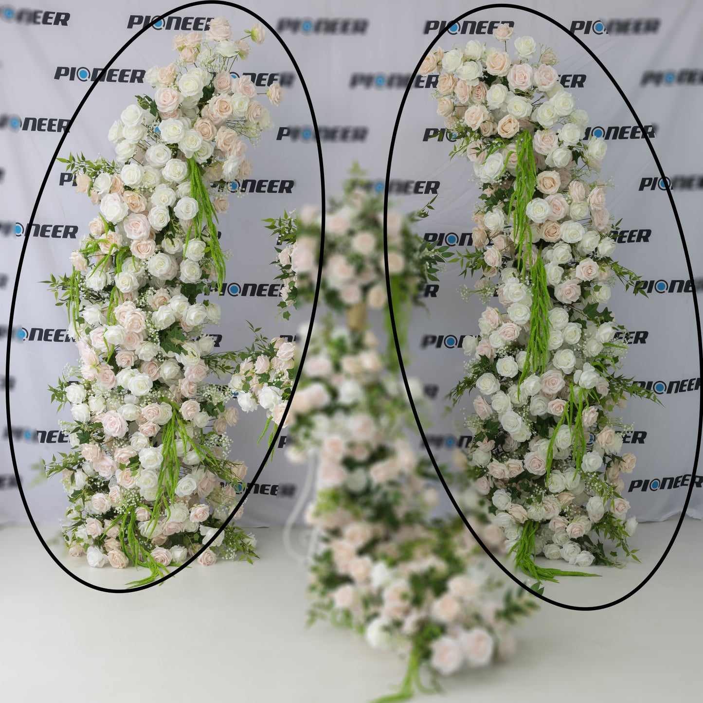 Blush & Ivory Ceremony Floral Arch