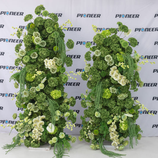 Timeless Green Floral Ceremony Arch