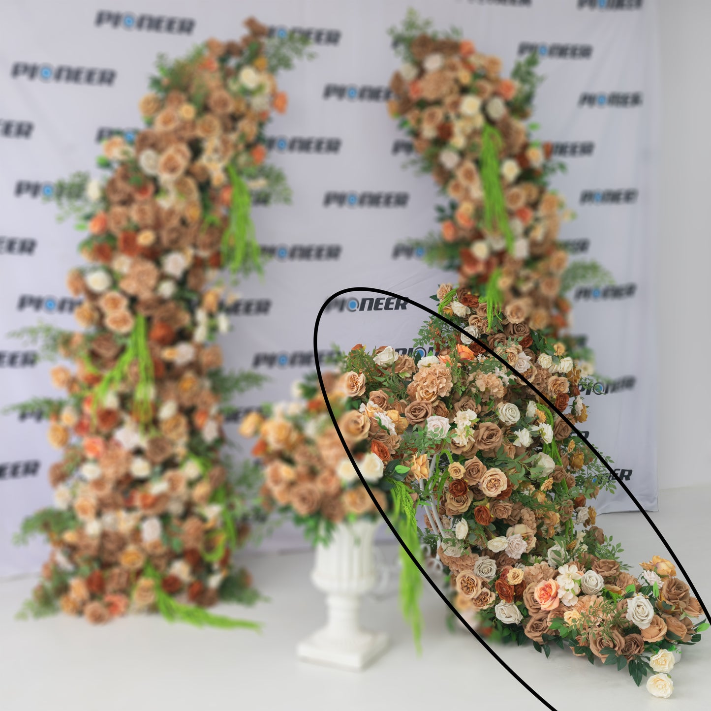 Champagne Meadow Floral Runner