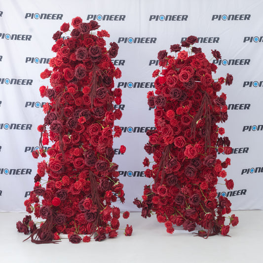 Crimson Garden Floral Arch