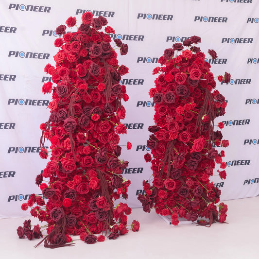Crimson Garden Floral Arch Roses HQ