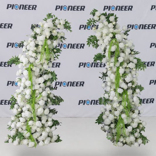 White Rose & Bloom Ceremony Floral Arch