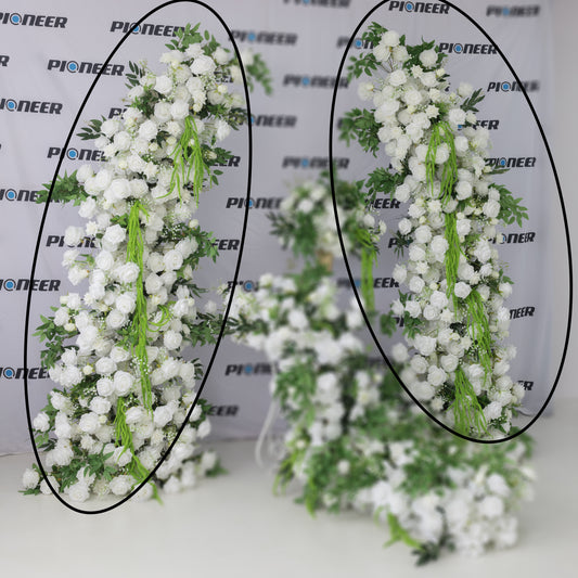 White Rose & Bloom Ceremony Floral Arch