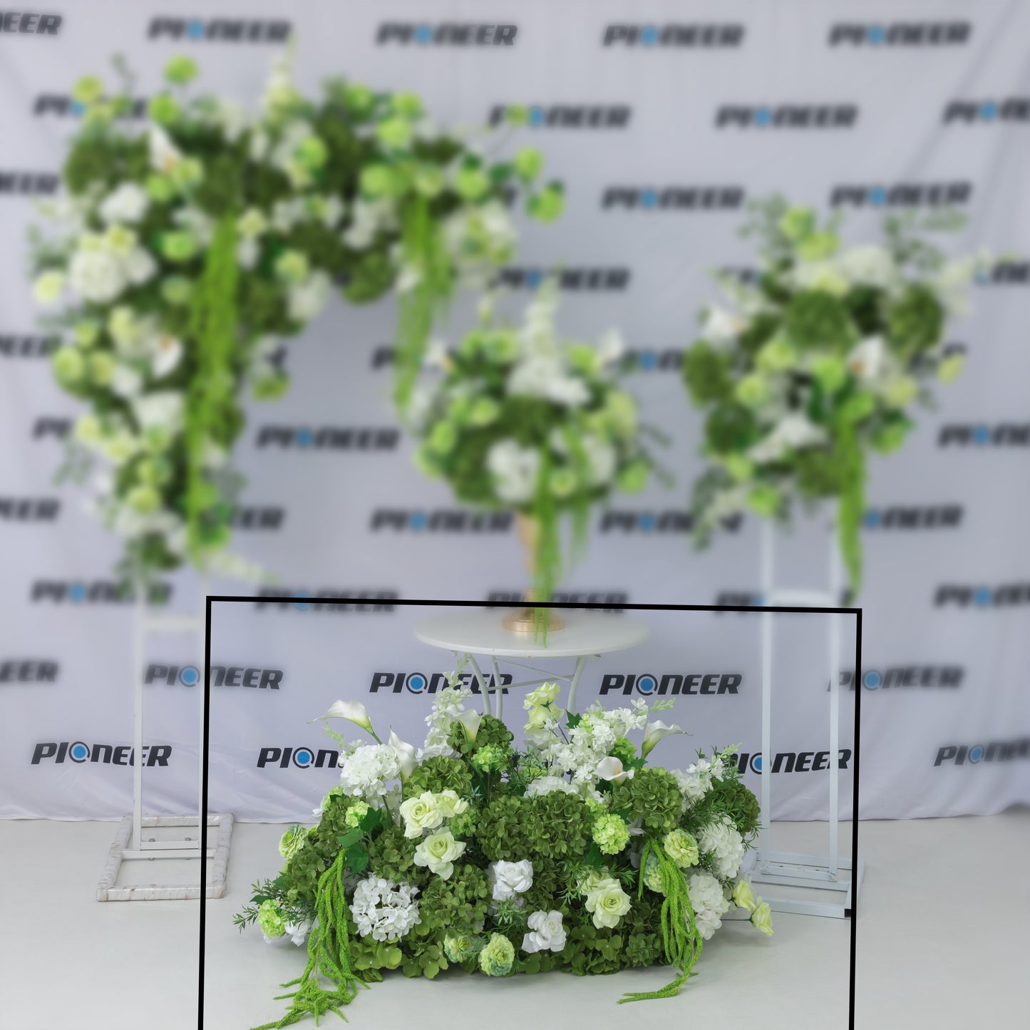Garden Hydrangea & Calla Lily Hanging Backdrop