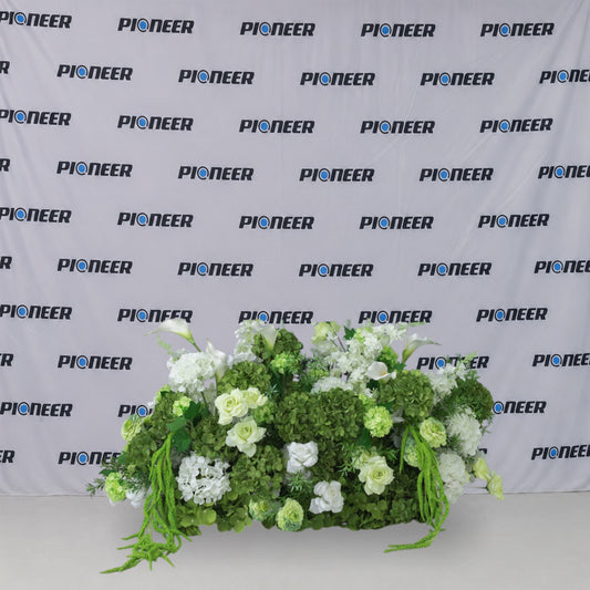 Botanical Hydrangea & Calla Lily Floral Runner