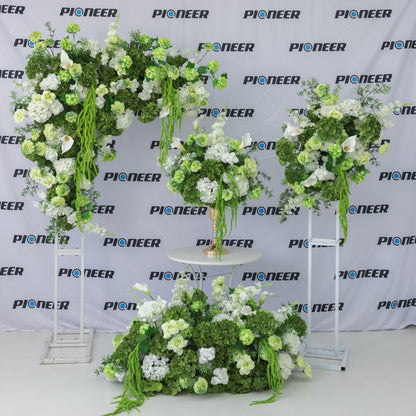 Botanical Hydrangea & Calla Lily Floral Runner