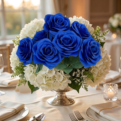 Blue Silk Happiness Rose Bush - 7 Heads